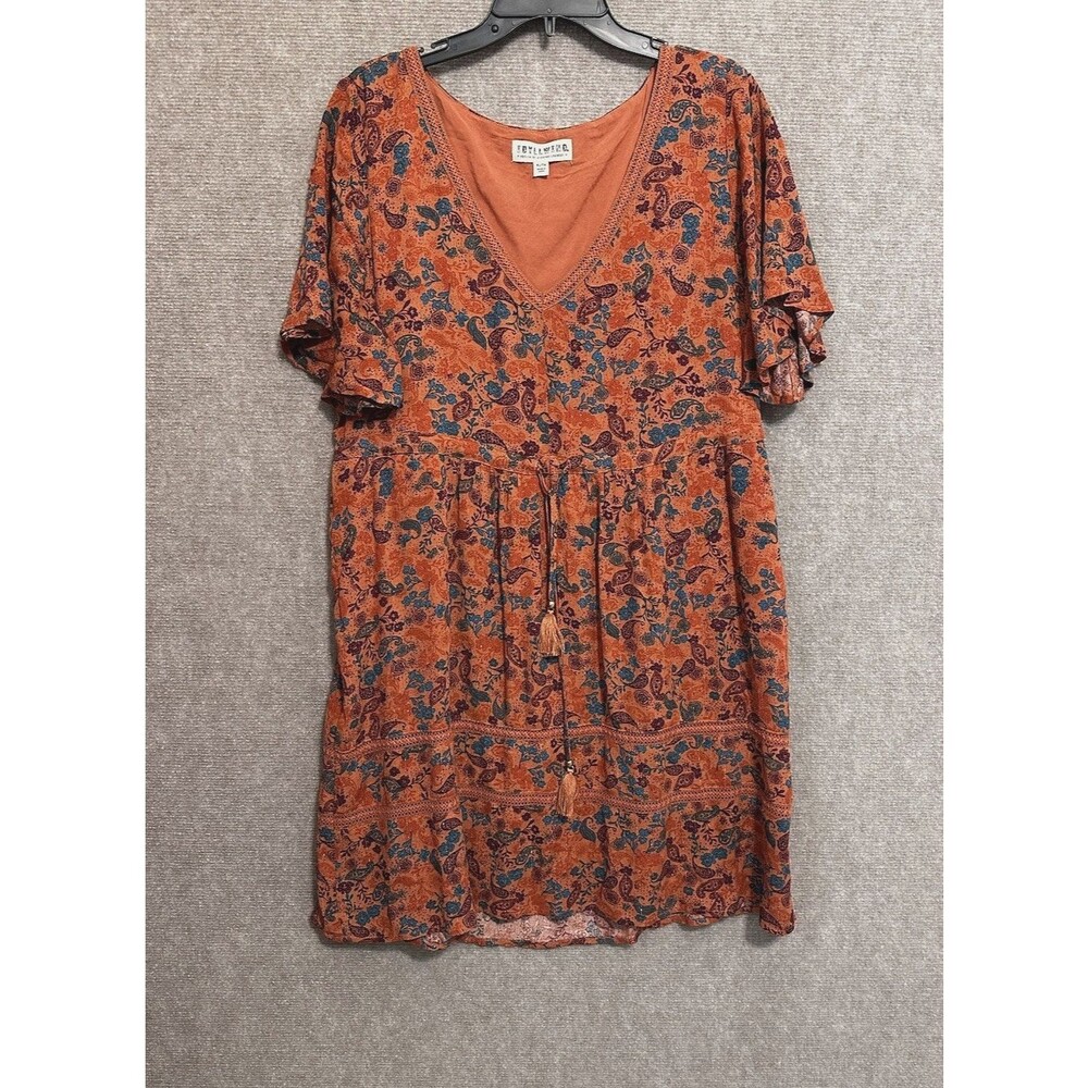 Idyllwind Miranda Lambert Prairie Dress Pockets Womens XL Romantic Western Boho
